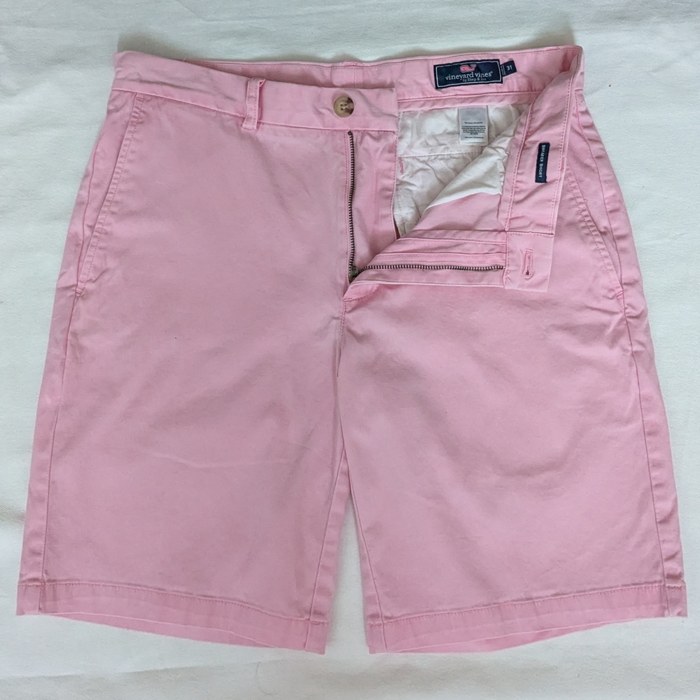 Vineyard Vines Men's Pink Cotton Shorts In Good Condition Size 31